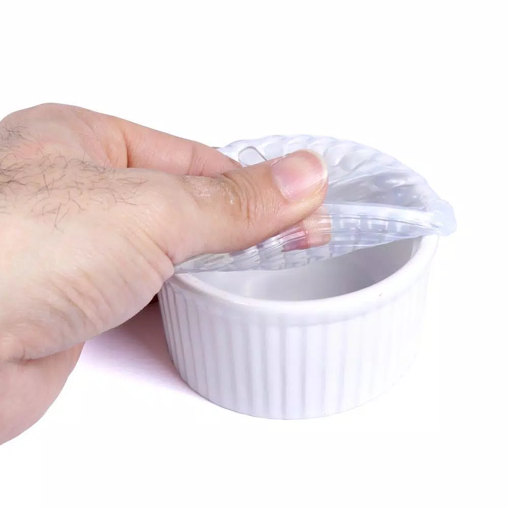 Creative Home 6-Piece Silicone Stretch Lid Cover Set - Airtight & Reusable Food Storage Lids