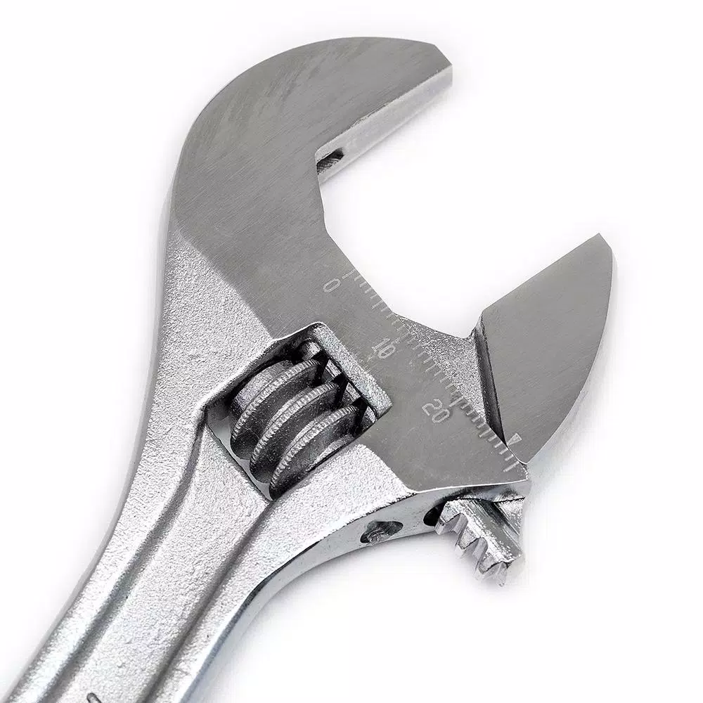 Crescent 8 in. Adjustable Wrench with Cushion Grip and Hex Jaw Design