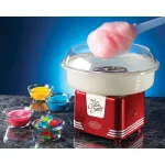 Nostalgia Retro Red Cotton Candy Maker Machine with Cones - Works with Hard Candy & Sugar-Free Candy thumbnail 9