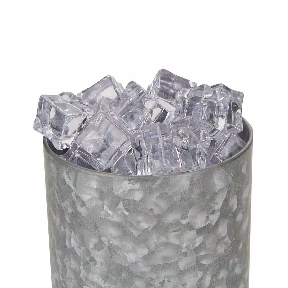 Mind Reader Silver Galvanized Steel Utensil Holder and Kitchen Condiment Organizer Set