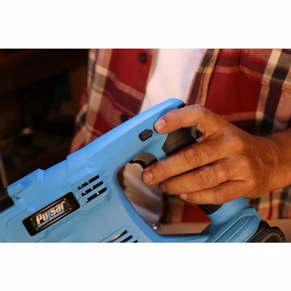 Pulsar PT2120 20V Cordless Reciprocating Saw Kit with 2 Ah Battery, Charger, and Assorted Blades