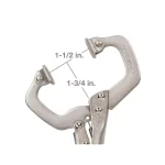 TEKTON 6 in. Swivel Pad Locking C-Clamp thumbnail 3