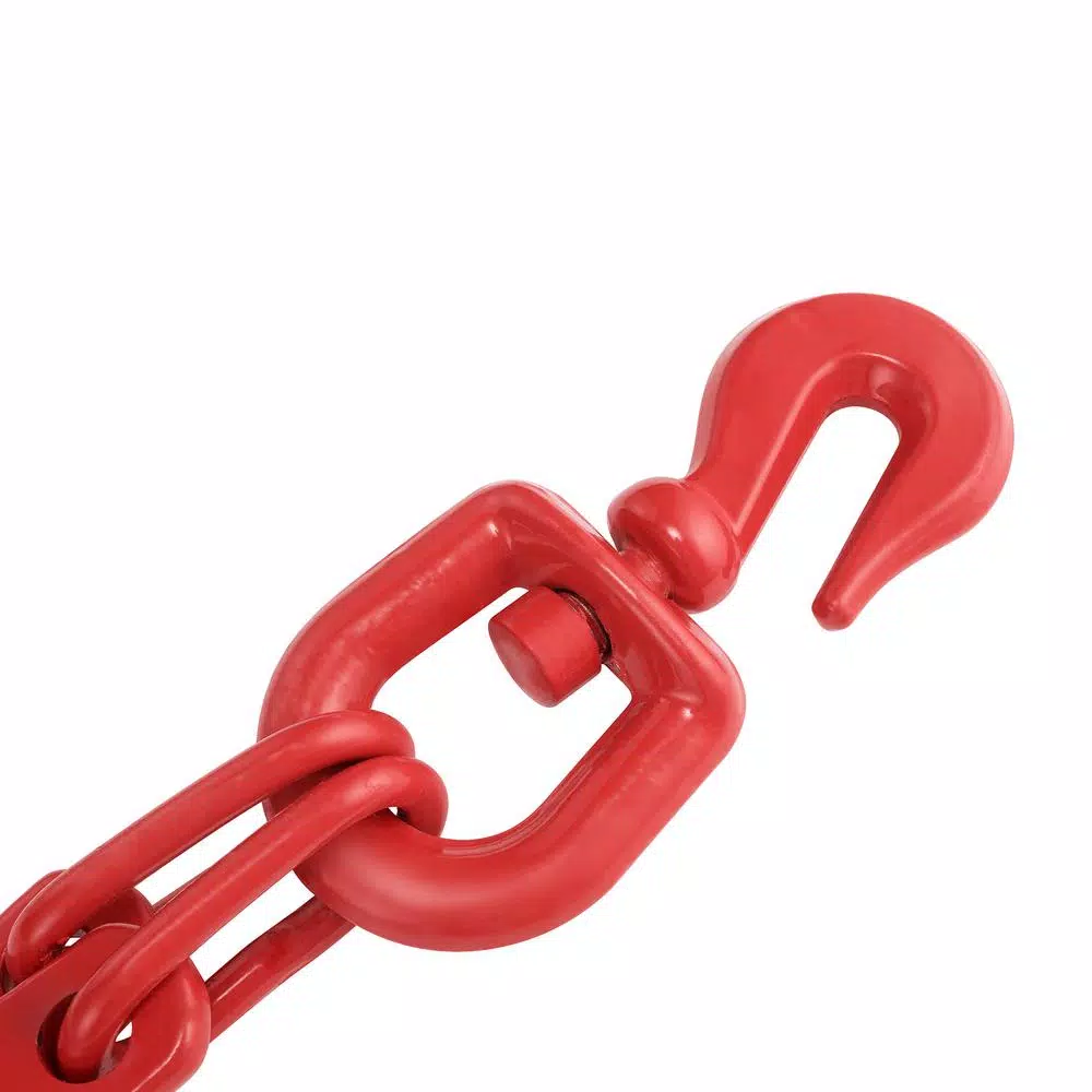 Earth Worth 32 in. Swivel Skidding Tongs with Hook for Logs, Timber, and Stumps