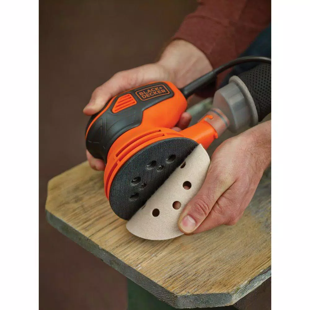 BLACK+DECKER 5 in. Corded Random Orbital Sander, 2.4 Amp
