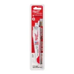 Milwaukee AX 6 in. 5 TPI Wood & Nail Embedded Reciprocating Saw Blades (5-Pack) thumbnail 2