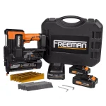 Freeman PE2118G 18V Cordless 2-in-1 18-Gauge Brad Nailer and Stapler Kit thumbnail 2