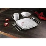 Corelle Square 16-Piece Splendor Glass Dinnerware Set, Service for 4 thumbnail 9