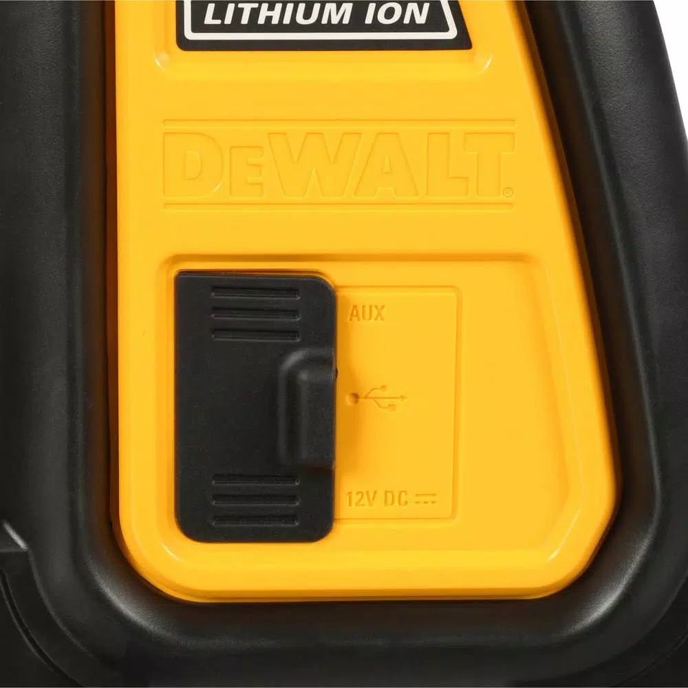 DEWALT DCR006 Jobsite Bluetooth Speaker, 12V/20V Max & AC Powered