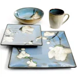 GIBSON elite The Gibson Bloomington 16-Piece Stoneware Dinnerware Set, Service for 4 thumbnail 3