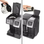 Hamilton Beach FlexBrew 2-Way Coffee Maker, 12-Cup Drip & Single-Serve Pod Brewer, Black thumbnail 2