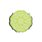Sugar Plum Party SugarPlum Collection Citrus Lime Green Hexagon Paper Dinner Plates, 32-Piece Set thumbnail 1