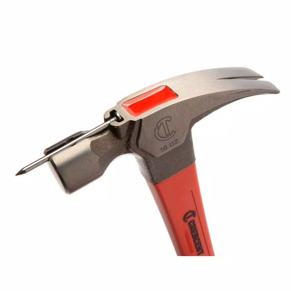Crescent 16 oz. Fiberglass Rip Claw Hammer with Polished Forged Steel Head