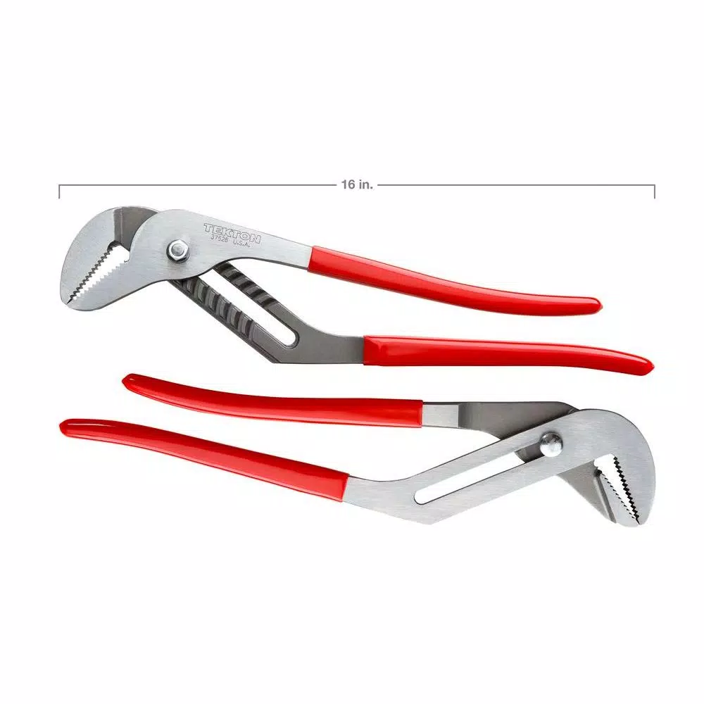 TEKTON 16 in. Groove Joint Pliers with 4-1/4 in. Jaw Capacity