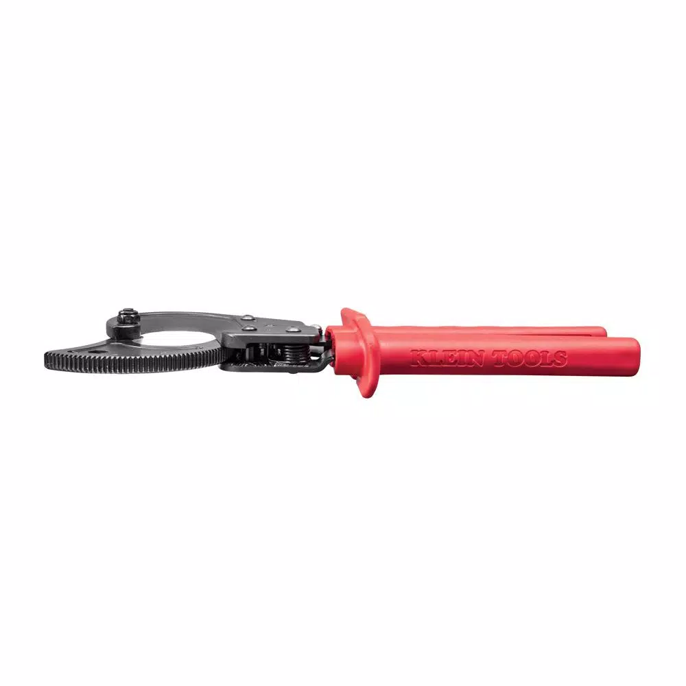 Klein Tools 10-1/4 in. Ratcheting Cable Cutter for Copper and Aluminum Wire