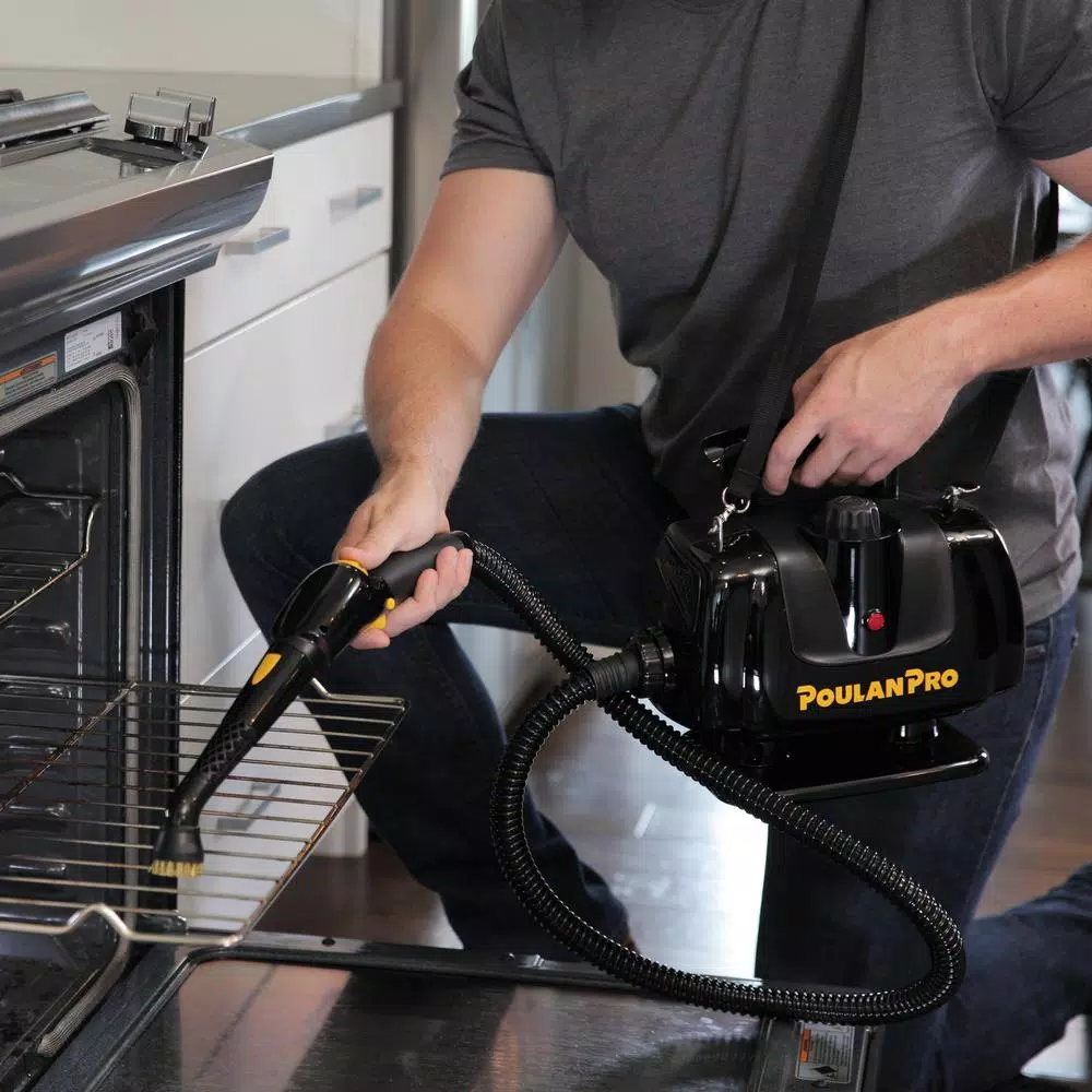 Poulan PRO PP270 Portable Power Steam Cleaner with Steam Mop Attachment