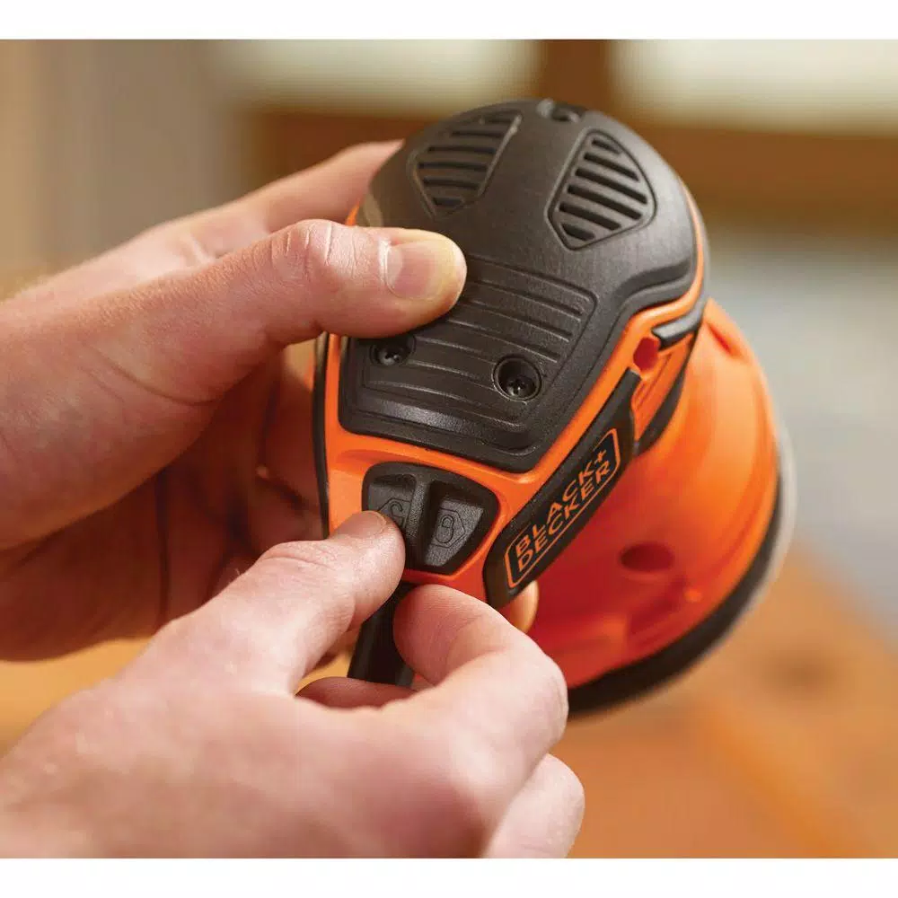BLACK+DECKER 5 in. Corded Random Orbital Sander, 2.4 Amp