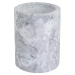 Unbranded White Marble Utensil Holder - Heavy Duty Large Capacity Utensil Crock thumbnail 3