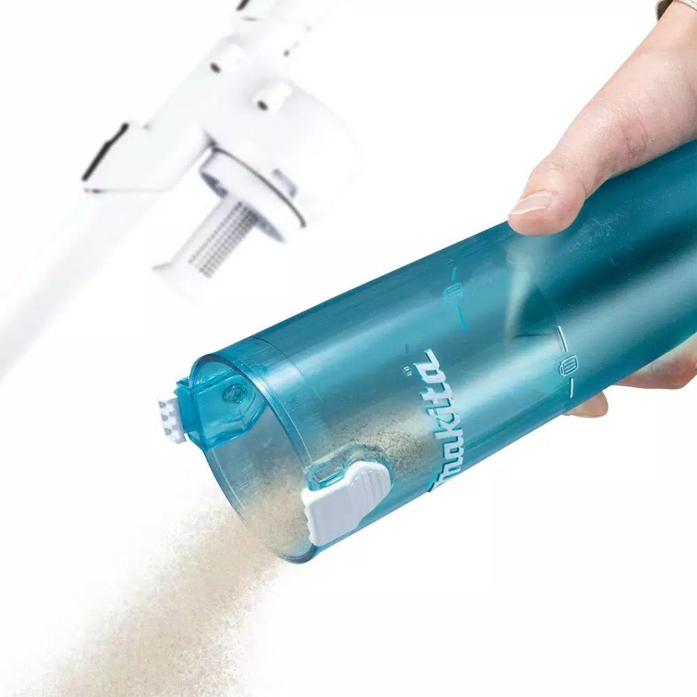 Makita 18V LXT Brushless Cordless 3-Speed Vacuum with White Cyclonic Attachment (Tool-Only)