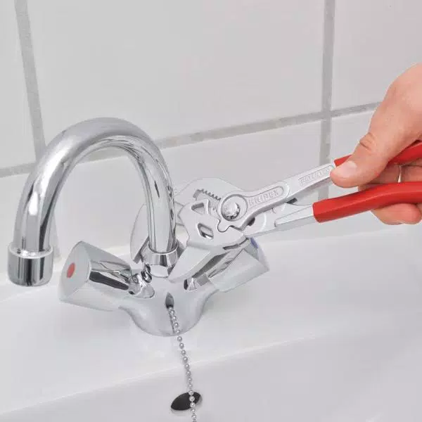 Knipex 3-Piece Forged Steel Nickel Plated Pliers Wrench Set