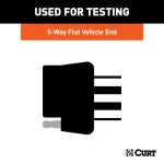 CURT 5-Way Flat Connector Tester for Trailer Wiring thumbnail 3