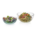 Libbey Selene 2-Piece Glass Serving Bowl Set, 8 in. and 10 in. thumbnail 1