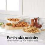 Hamilton Beach 3 Qt. Stainless Steel Deep Fryer, 1500W Electric Countertop Fryer thumbnail 3