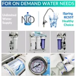 ISPRING RCS5T 500GPD Tankless Reverse Osmosis Water Filtration System, 1:1 Drain Ratio, Under Sink thumbnail 2