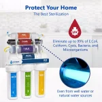 Express Water 11-Stage UV Reverse Osmosis Alkaline Water Filtration System with Tank and Faucet, 100 GPD thumbnail 3
