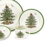 Spode Christmas Tree 4-Piece Ceramic Dinnerware Set, Service for 1 thumbnail 2
