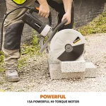 Evolution Power Tools 12 in. 15 Amp Corded Portable Concrete Saw with Diamond Blade thumbnail 4
