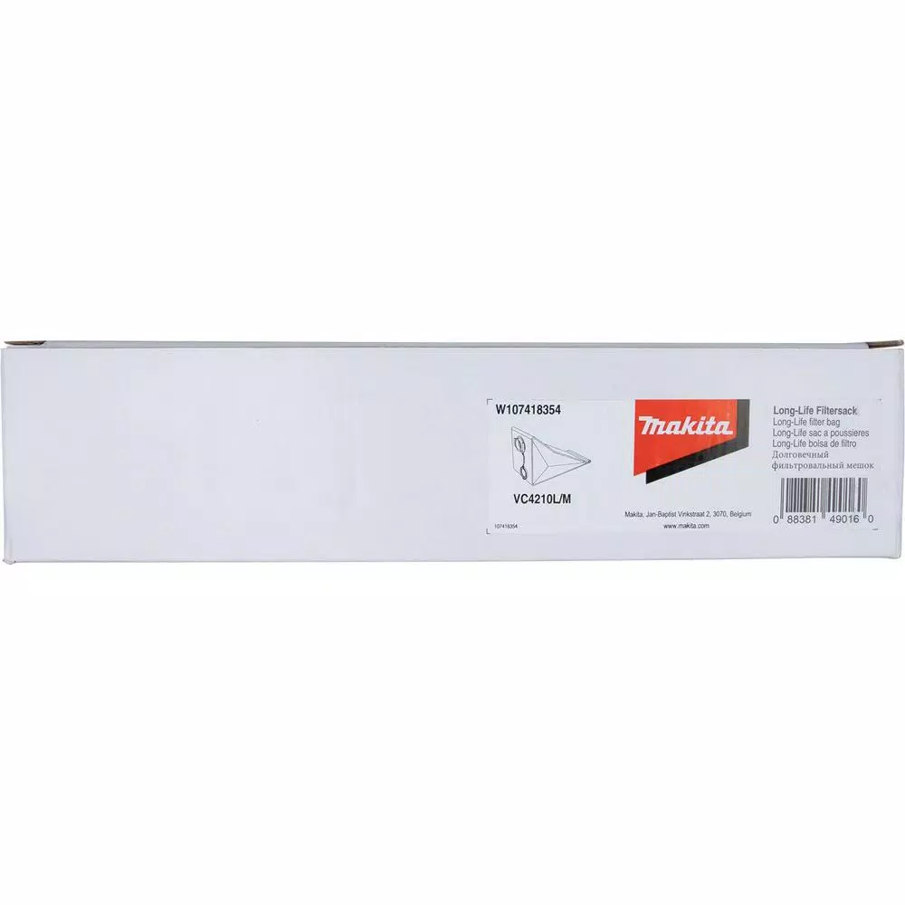 Makita Long-Life Filter Bag Replacement for VC4210 Wet/Dry Dust Extractor