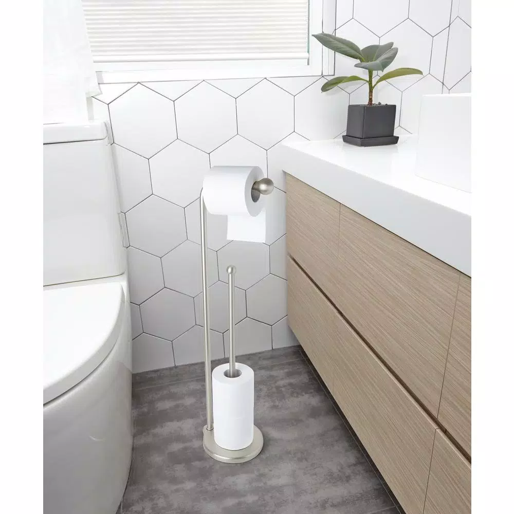 Umbra Teardrop Freestanding Toilet Paper Holder - Brushed Nickel