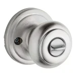 Kwikset Hancock Satin Chrome Entry Door Knob with SmartKey Security thumbnail 2