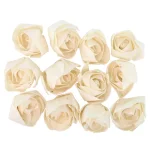 LITTON LANE White Sola Wood Carnation and Ranunculus Artificial Flowers, Set of 2 thumbnail 4