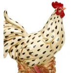 LITTON LANE 14 in. Colorful Rooster Decorative Ceramic Figurine - Farmhouse Style thumbnail 2