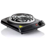 Ovente BGC101 1000W Electric Single Coil Burner Hot Plate, 6-Inch Heating Surface, Black thumbnail 1