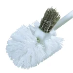 HDX Toilet Bowl Brush and Holder Set with Microban Antimicrobial Protection, White/Gray thumbnail 6
