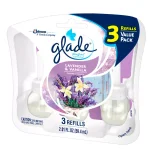 Glade PlugIns Scented Oil Air Freshener Refills, Lavender and Vanilla, 3-Pack thumbnail 2