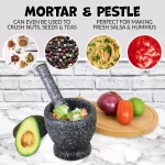 TACO TUESDAY 9-Piece Stainless Steel and Plastic Taco Kit with Tortilla Warmer, Salsa Bowls, Taco Holders, and Mortar and Pestle thumbnail 6