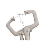 TEKTON 11 in. Swivel Pad Locking C-Clamp thumbnail 3
