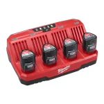 Milwaukee M12 12V Lithium-Ion 4-Port Sequential Battery Charger thumbnail 5
