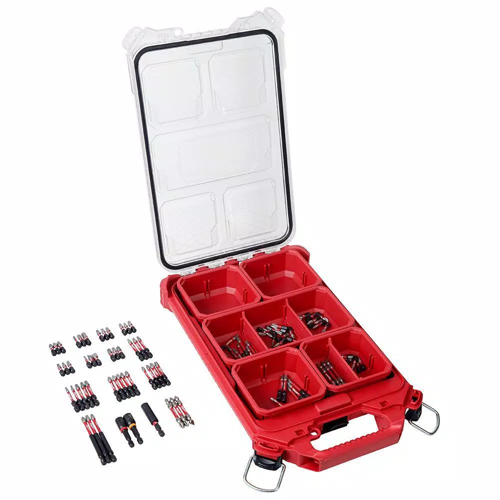 Milwaukee Hole Dozer & BIG HAWG Carbide Hole Saw and Driver Bit Set with PACKOUT Cases, 119-Piece