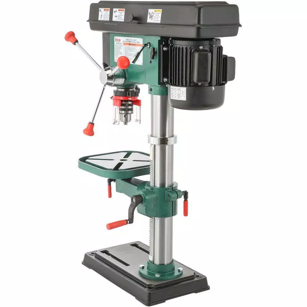 Grizzly Industrial 12-Speed Heavy-Duty Bench-Top Drill Press with 3/4 HP Motor