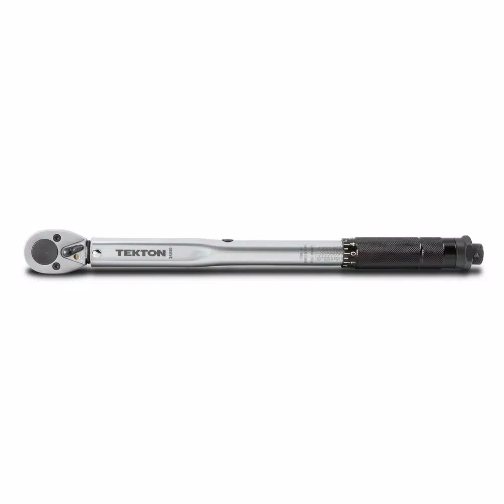 TEKTON 3/8 in. Drive Click Torque Wrench, 10-80 ft.-lb.