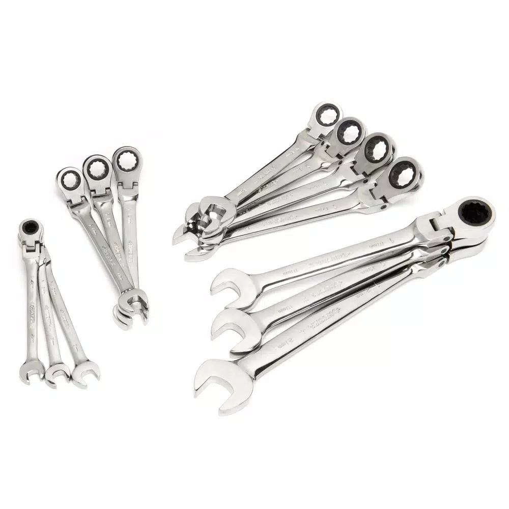 Husky 13-Piece Master Metric Flex Head Ratcheting Wrench Set