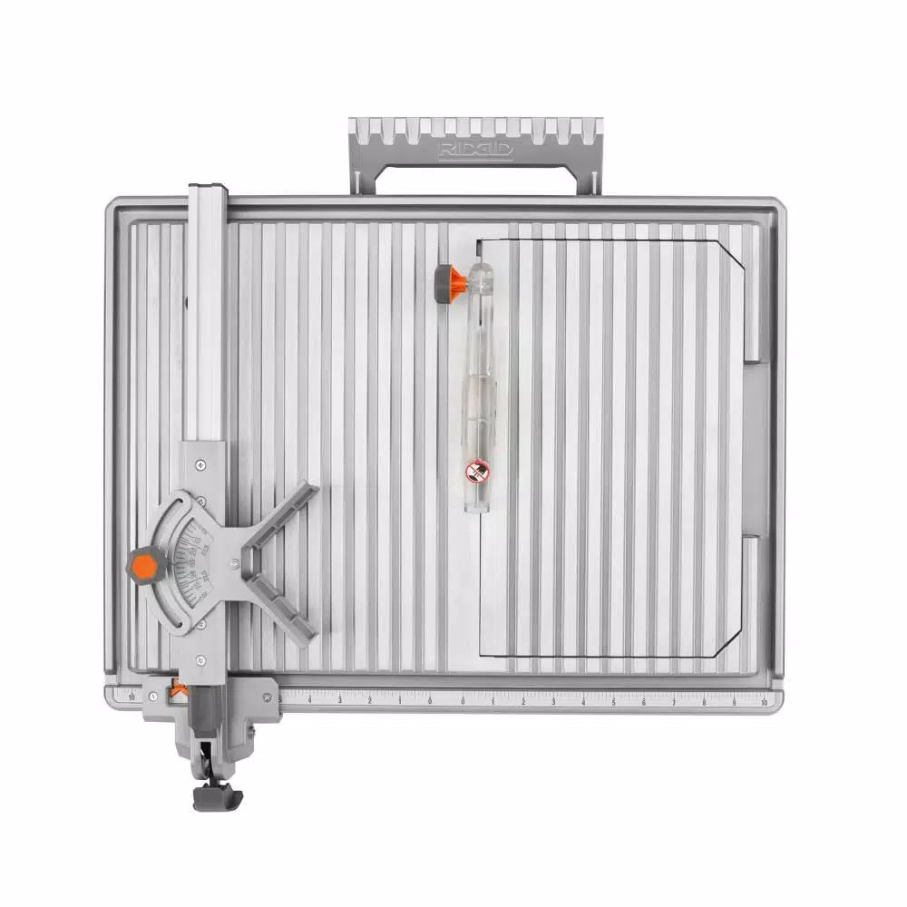 RIDGID 7 in. Table Top Wet Tile Saw, 6.5 Amp, with Bonus Stand and Diamond Blade