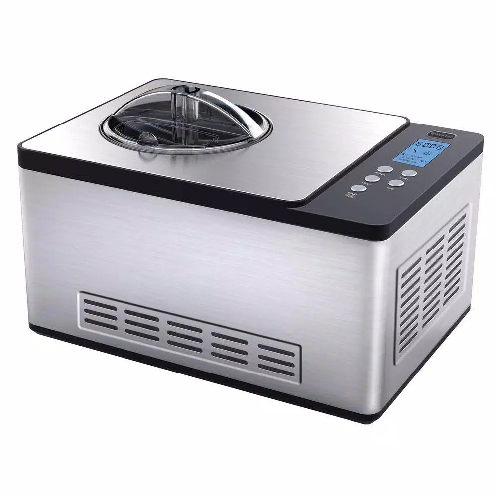 Whynter ICM-200LS 2.1 Qt. Stainless Steel Electric Ice Cream Maker with Built-In Compressor