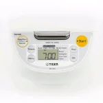 Tiger JBV-S10U 5.5-Cup Micom Rice Cooker with Tacook Cooking Plate, White thumbnail 2