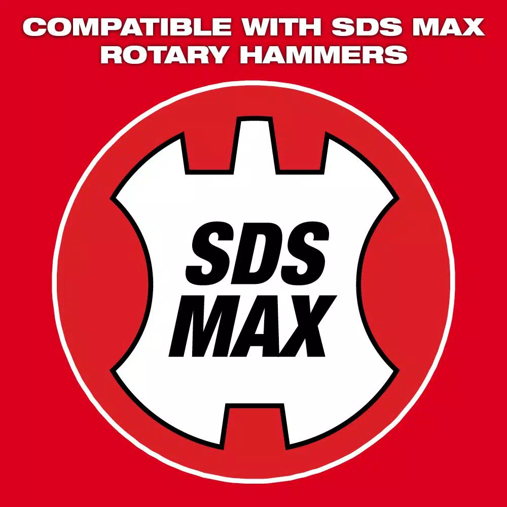 Milwaukee 2 in. x 12 in. SDS-Max SLEDGE Scraping Chisel