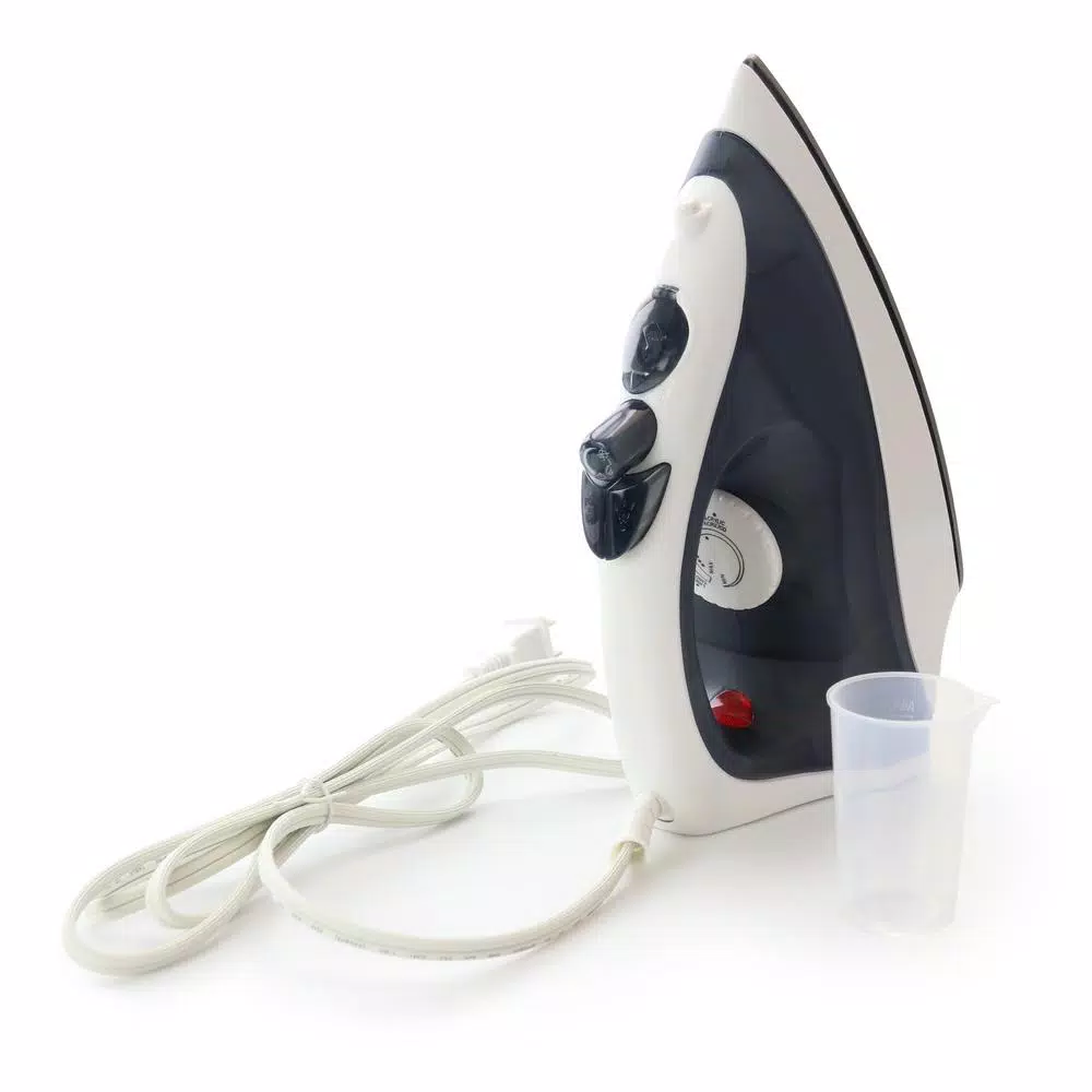 Impress Compact Steam and Dry Iron with Stainless Steel Soleplate, Gray